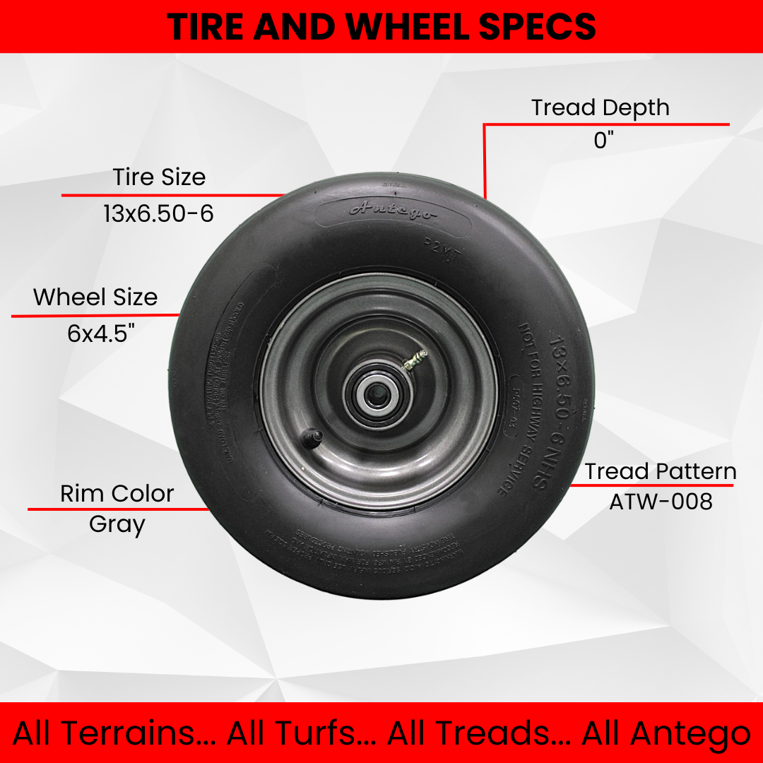 07101110 Pair | Gravely Gray Set | Antego Wheels | Antego Tire & Wheel