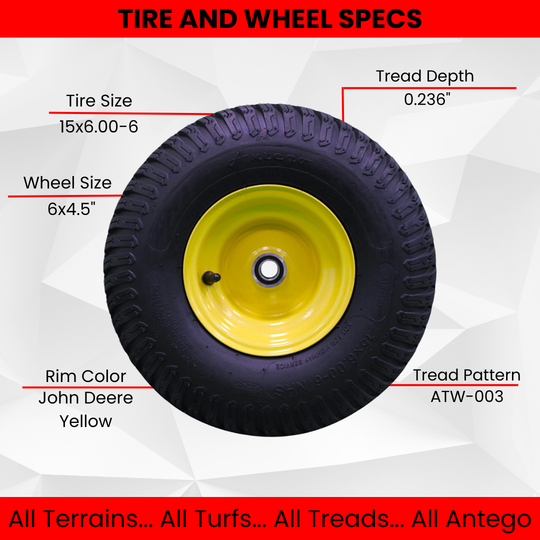 Antego Tire Wheel (Set of 2) Tire and Wheel Assemblies, AT