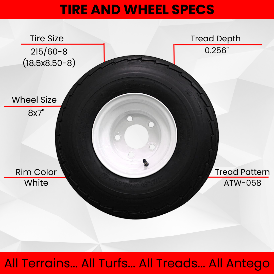Antego ST205/75R15 Radial Trailer Tire - 8 Ply Load Range D (Set Of 1