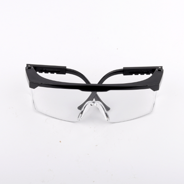 Hipa 12 Pack Anti Fog / Mist Universal Fit Safety Goggles Glasses Lens Eye Protective Concealer Clear Lab Outdoor & Indoor Work with Black Frame - 0