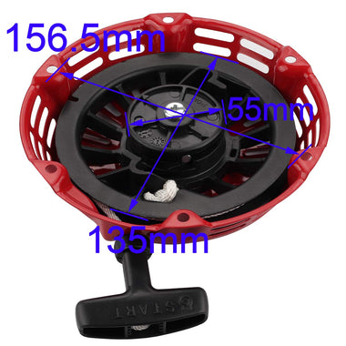 HIPA GX160 Recoil Starter for Honda GX140 GX200 5.5 6.5HP 196cc EG1400 Harbor Freight Predator 212cc Go Kart R210 60363 68121 69727 68120 69730 - 0
