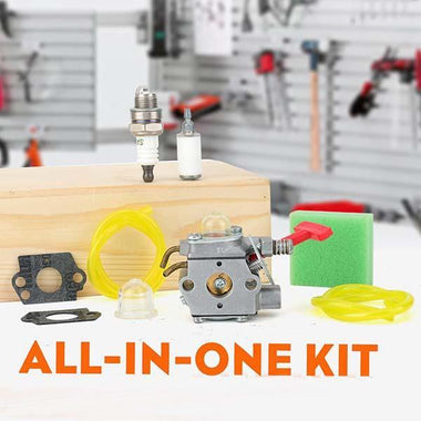Hipa Carburetor Kit for Homelite ST155 ST145 ST175 ST185 ST275 ST285 ST385 ST485 SX135 GST18 HBC18 String Trimmer # WT-458 WT-476 - 0