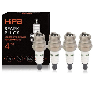Hipa 4PCS RDJ8JU Spark Plug for Champion RDJ7J NGK BMR6F MTD 794-00055A Y2560 Y2510 Troy Bilt TB22EC TB32EC Trimmer