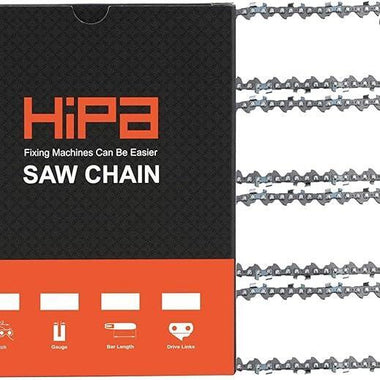 Hipa 4 Inch Chain 1/4 Mini-pitch .043 Gauge 28 DL for Stihl GTA 26 Replace Blade Pruner Hand Held 4-inch Bar Mini Cordless Electric Saw (Pack of 4)
