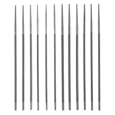 12-Pack 5/32 4.0mm 3/16 4.8mm 7/32 5.5mm 11/64 4.5mm inch Sharpener Round File Kits to Sharpen .325 .404 3/8 1/4 inch Pitch Chainsaw Chain