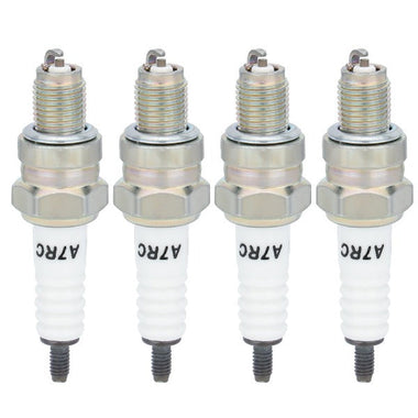 Hipa Sprk Plugs Compatible With A7TC CR7HSA 98056-57718 PRZ9HC RZ96C for GY6 50cc-150cc 139QMB 154QMI ATV Scooter Motorcycle - 0