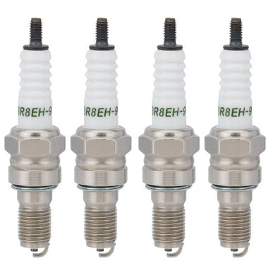 Hipa Spark Plug Compatible with CR8EH-9 5666 For Honda CB400F CB900F CBR900RR CBR929RR CRF150R ST1100 VF750C Motorcycle - 0