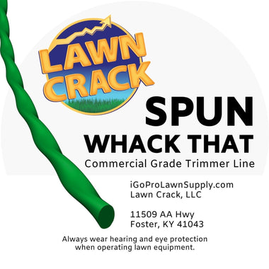 .105 Spun Trimmer Line 1 Pound Commercial Grade Lawn Crack - 0