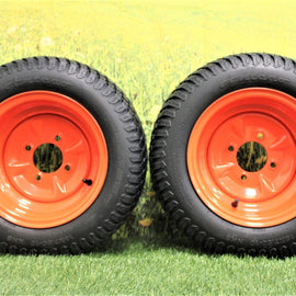 Antego Tire & Wheel (Set of 2) 18x7.50-10 | Perfect Fit for Kubota OEM Part #K3001-17300