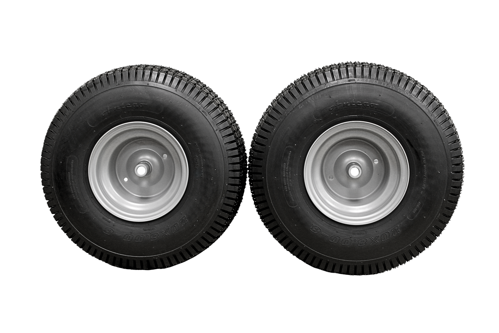 20x8.00-8 Tires with 8x7 Wheels 4 Ply for Lawn & Garden Mower Turf