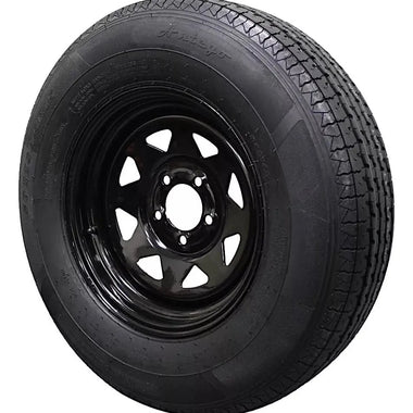 (Set of 4) Antego Tire and Wheel 225/75R15 Highway Terrain Trailer Tire & Wheel – 15.0-Inch Pre-Mounted Rim, 10-Ply-Ply Build, Perfect for Utility & Cargo Use | A15604500096110ST22575R15-B4 - 0