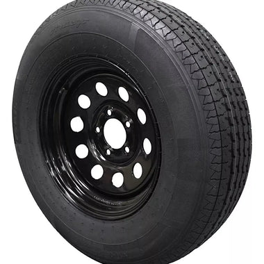 (Single Assembly) Antego Tire and Wheel 225/75R15 Trailer Tire – Reinforced 10-Ply-Ply Design, 15.0-Inch Rim – Built for Long-Distance Hauling & Stability | A15604510096110ST22575R15 - 0