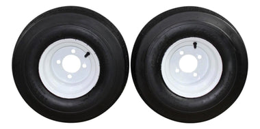 18x8.50-8 with 8x7 White Assembly for Golf Cart and Lawn Mower (Set of 2)…