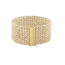 14k Two Tone Gold Red Carpet Bracelet (25.40 mm)-2