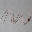 14k Rose Gold Diamond Cut Cable Link Chain 0.7mm-5