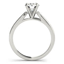 14k White Gold Single Row Diamond Engagement Ring (1 cttw)-2
