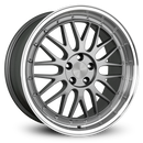 PRO TRAK | Gunmetal Polished Lip | 18x8.0 ( 5x100 )-1