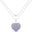4.86 Carat Genuine Tanzanite .925 Sterling Silver Pendant-2