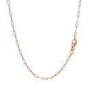 14K Rose Gold Fine Paperclip Chain (1.5mm)-3