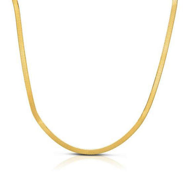 14k Yellow Gold Super Flex Herringbone Chain (1.50 mm) - 0
