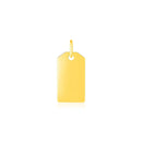14K Yellow Gold Tag Pendant-1