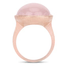15.60 Carat Genuine Rose Quartz .925 Sterling Silver Ring-2