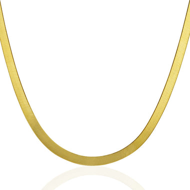 5.0mm 14k Yellow Gold Super Flex Herringbone Chain - 0