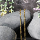 14K Yellow Gold Paperclip Chain (2.5mm)-4
