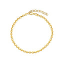 14k Yellow Gold Spaced Bead Bracelet  (3.00 mm)-2