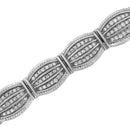 .925 Sterling Silver 3.0 Cttw Prong Set Diamond Art Deco Style Tennis Bracelet (I-J Color, I2-I3 Clarity) - 7.25"-4
