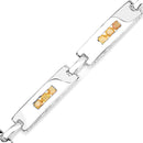 2.52 Carat Genuine Yellow Sapphire .925 Sterling Silver Bracelet-4
