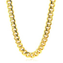 14k Yellow Gold Polished Miami Cuban Chain Necklace-1
