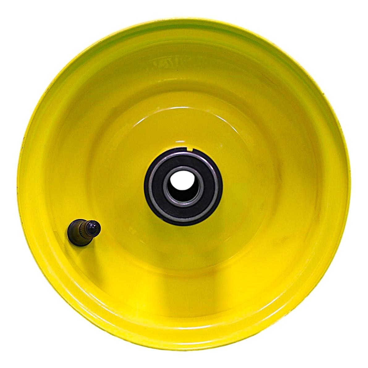 6x3.25 Steel Wheel - John Deere Yellow (Set of 2)