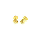 14k Yellow Gold Enameled Strawberry Childrens Earrings-4