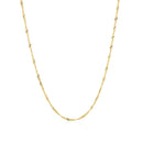 14k Yellow Gold Singapore Chain 1.5mm-2