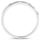 0.20 Carat Genuine Blue Diamond .925 Sterling Silver Ring-2