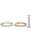 4.80 Carat Genuine Citrine .925 Sterling Silver Earrings-3