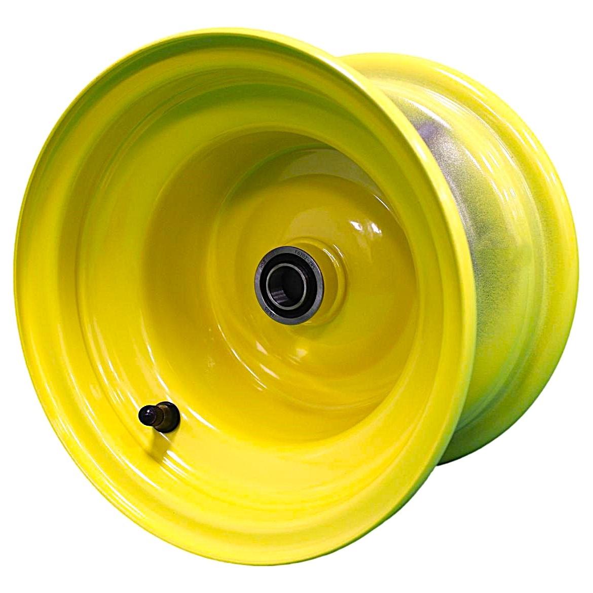 8x5.375 Hubbed Wheel - JD Yellow