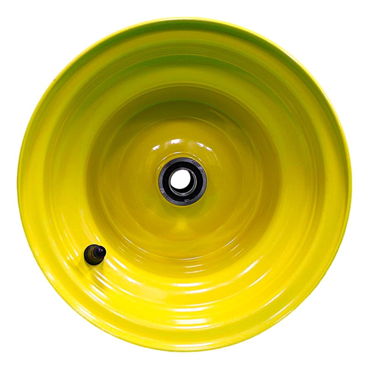 8x5.375 Hubbed Wheel - JD Yellow