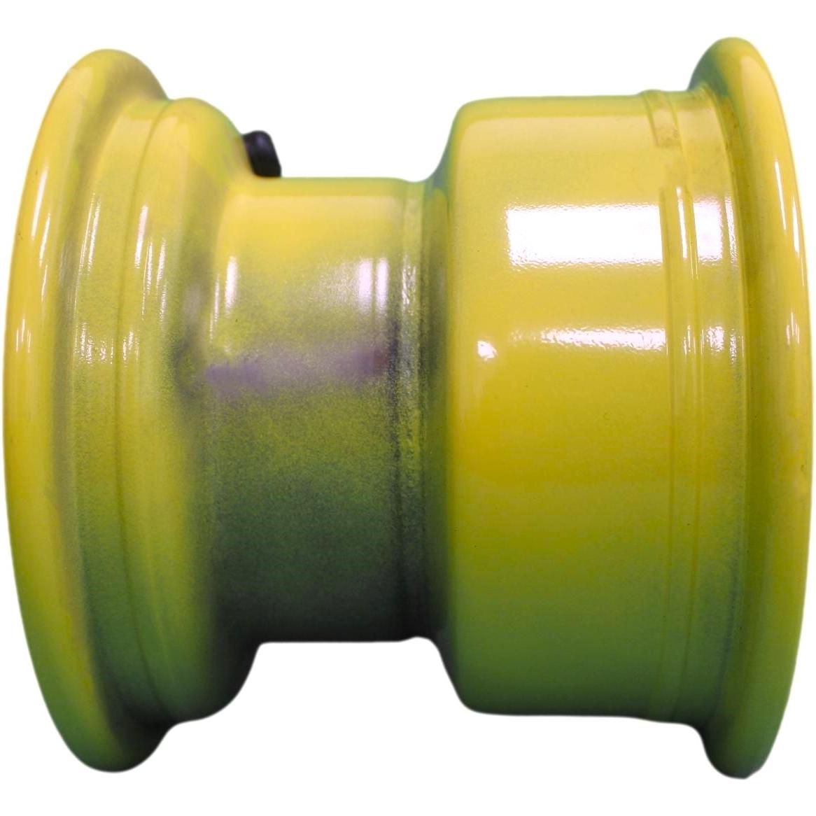 8x7 Wheel Hubbed w/25mm Bearing - J.D. Yellow - 0