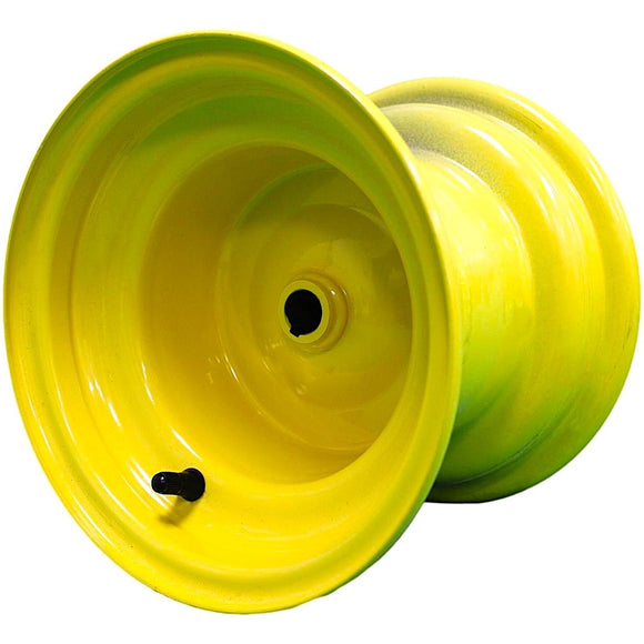 8x7 Hubbed Wheel - John Deere Yellow (Set of 2)