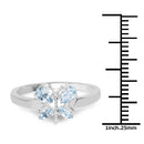 0.68 Carat Genuine Blue Topaz .925 Sterling Silver Ring-3