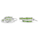 1.68 Carat Genuine Chrome Diopside .925 Sterling Silver Earrings-3