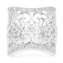 0.25 Carat Genuine White Diamond .925 Sterling Silver Ring-3