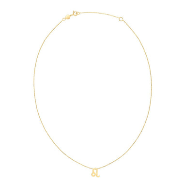 14K Yellow Gold Leo Necklace - 0