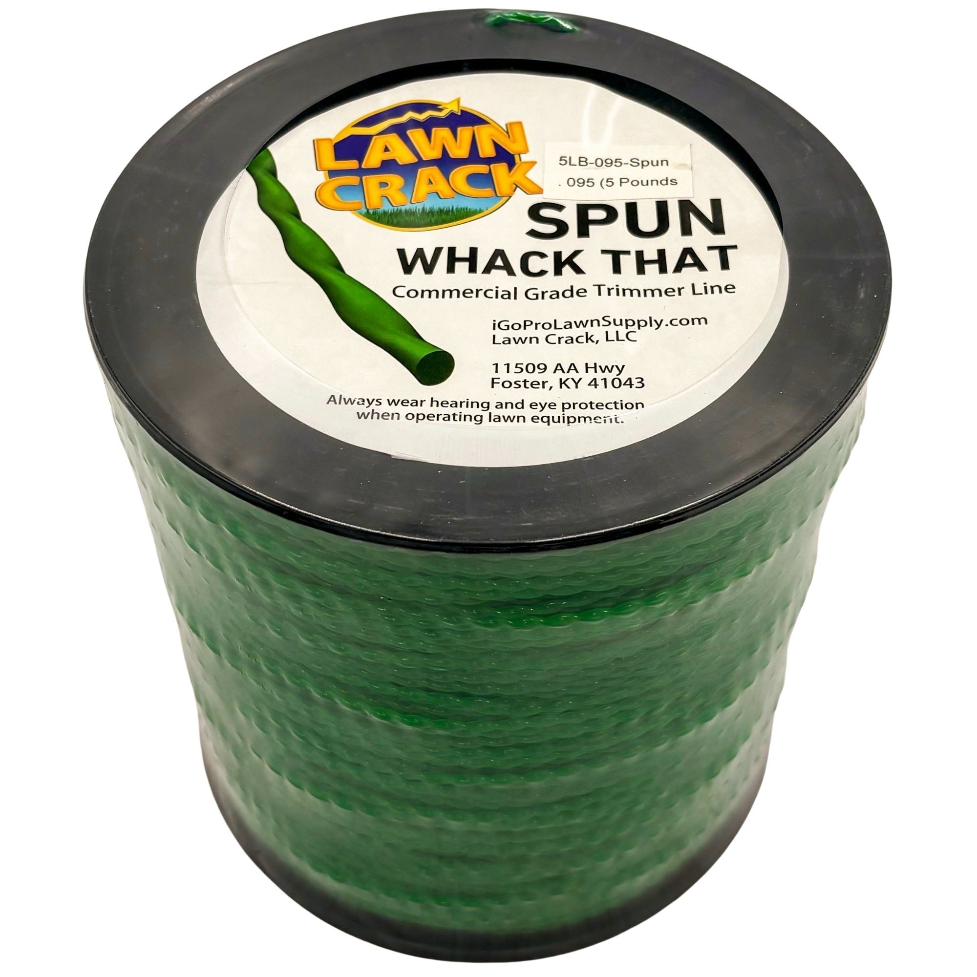 .095 Spun Trimmer Line 5 Pounds Commercial Grade Lawn Crack