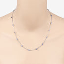 1.80 Carat Genuine Tanzanite .925 Sterling Silver Necklace-4