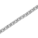 14K White Gold 5.00 Cttw Prong Set Lab Grown Round Diamond Classic Tennis Bracelet (F-G Color, VS2-SI1 Clarity) - 7.25"-3