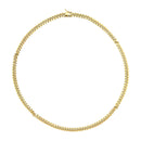 Semi-Solid 14K Yellow Gold 6.1mm Classic Miami Cuban Chain Necklace - 22 Inches-3