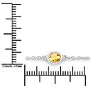 1.83 Carat Genuine Multi Stones .925 Sterling Silver Bracelet-3